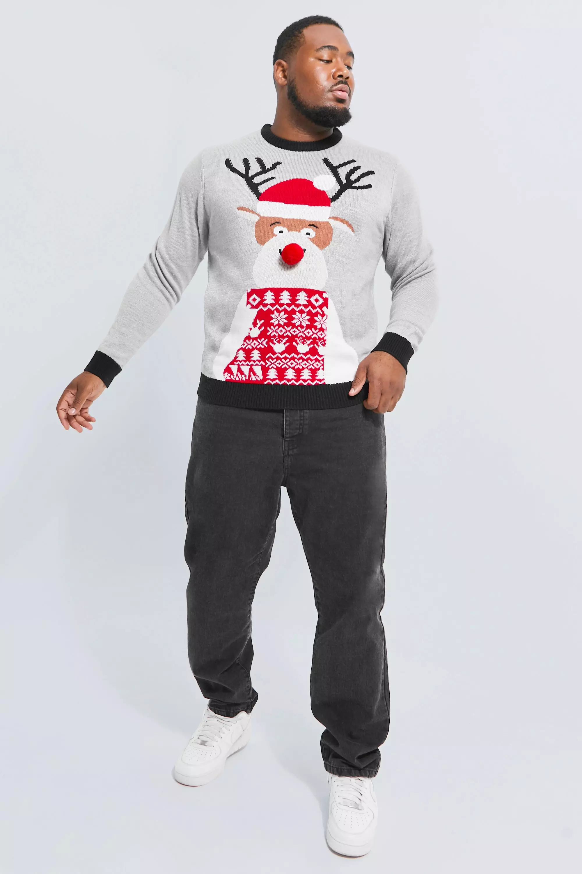 Pull de noel discount homme grande taille